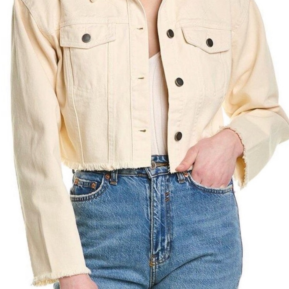 NWT Splendid Cropped Jean Jacket